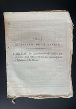 VIEUX PAPIER INFANTERIE DE