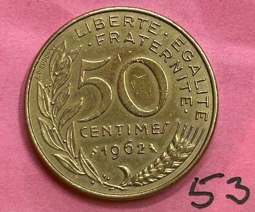 Centimes 1962 3plis - 50,