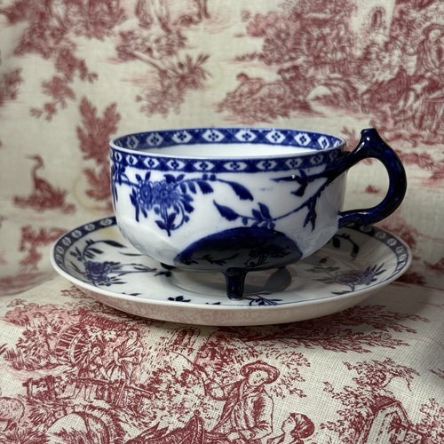 Tasse minton bleu blanche - minton, et