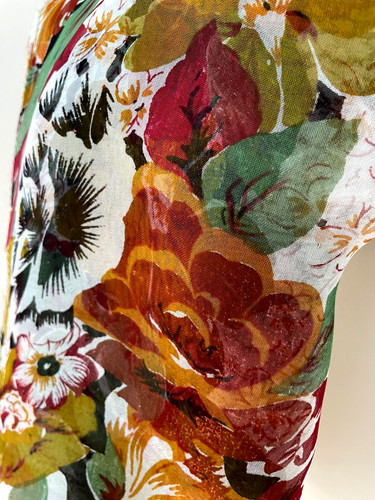 Superbe foulard carré - carré, floral