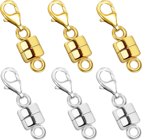 Magnetic necklace clasp with - necklace,