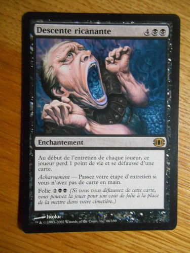Carte magic mtg descente - carte,