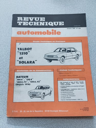 Rta revue technique - revue,