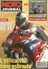 MOTO JOURNAL N°1112 HONDA RC 45 / SUZ GSX 750 R 1994 VS MOD. 1993 / W. RAINEY