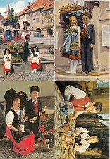 Lot 4 cartes postales