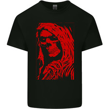 T-Shirt Femme Crâne Faucheuse