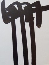 Pierre SOULAGES : Lithographie n°28 - Lithographie originale