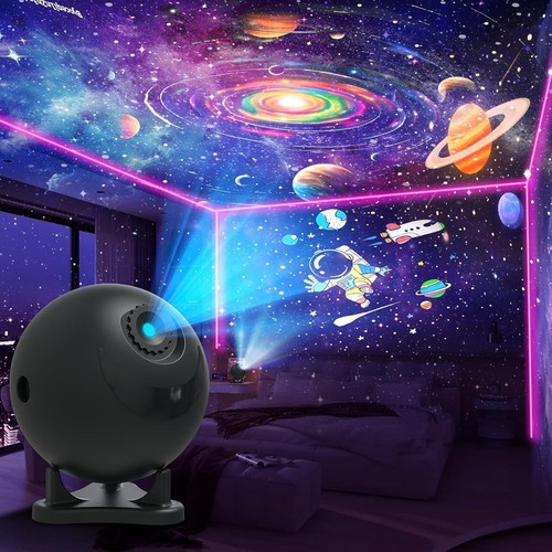 Galaxy star projector - projector, night