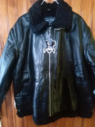 Blouson cuir noir - cuir,