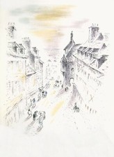 André HAMBOURG, LUMIÈRES DE HONFLEUR 1964, lithographie