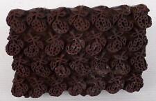 Ancien TAMPON bois à BATIK