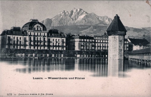 Cpa luzern wasserthurm - luzern,