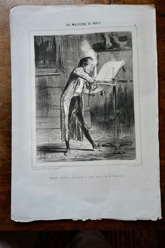 Daumier lithographie originale - daumier,