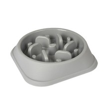 Gamelle BOBO 1 anti glouton grise  500 ML ø 17 cm pour chien