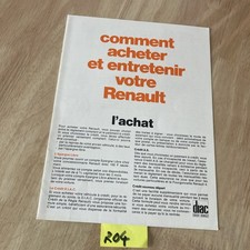 Renault automobile 1971 R6 R12