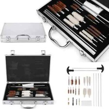 Kit 103pcs Outils nettoyage fusil Pistolet Armes à feu + Malette rangement