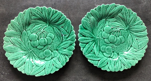 Lot assiettes barbotine - lot, 2