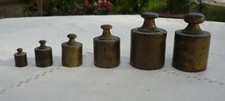 Poids laiton balance ancienne