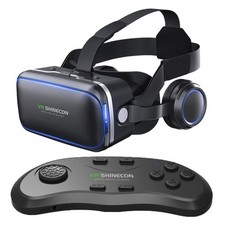 Lunettes De Réalité Virtuelle Pour Casque 3D VR Avec Poignée De Jeu