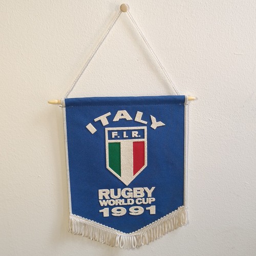 Fanion vintage italie rugby - fanion,