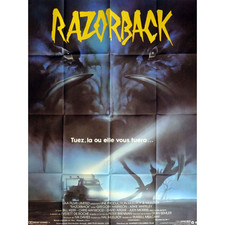 RAZORBACK Affiche de film  120x160 cm - 1984 - Gregory Harrison, Russel Mulcahy