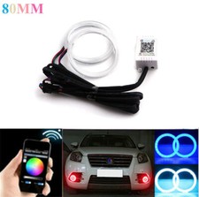 2Pcs 80mm RVB Angel Eyes Halo