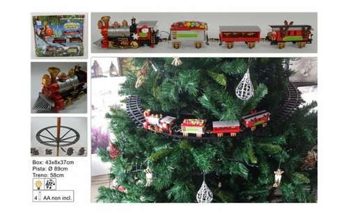 Tren noël avec - noël, support