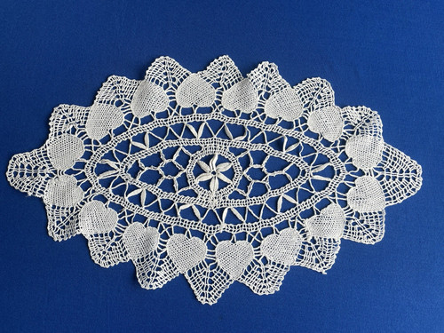 Napperon ancien dentelle - dentelle, main