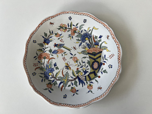 Assiette decor rouen geo - assiette,