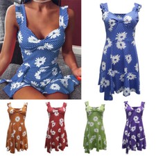 Robe Mini Sexy À Imprimé