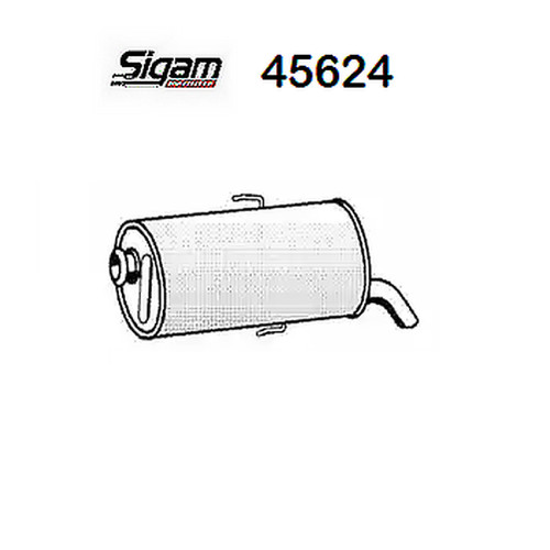 Silencieux arrière peugeot - silencieux,