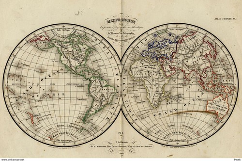 Carte géographique mappemonde - géographique,