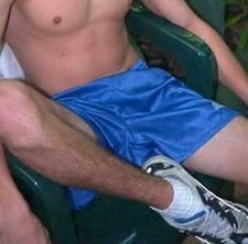 Adidas 90s Rare Gênes Football Short Glanz Satin Nylon Soyeux Royal Bleu Grand