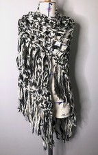 Châle Crocheté à franges