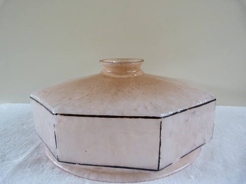 Ancien abat jour verre - , de