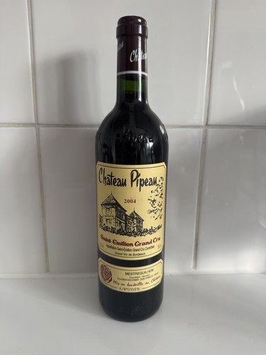 Bouteille vin château pipeau - château,