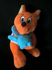 Peluche doudou Kangourou bébé WALIBI lapin bleu 18 cm