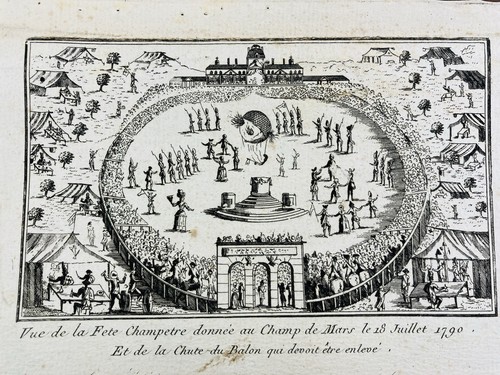 Aérostat montgolfière 1790 - aérostat,