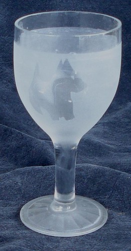 Nice frosted glass terrier - frosted,