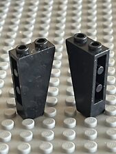 2 x LEGO Black Slope Brick