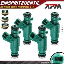 4X Injecteur D'Injection Pour Citroën Saxo S0 Peugeot 106 II 1A 1.1L 2000-2004