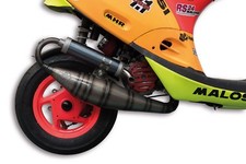 3216158 Silencieux Scooter MALOSSI Racing MHR Big Bore Ø52 Piaggio NRG Power 50