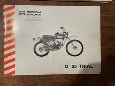 ANCIEN CATALOGUE DE PIÈCES DETACHE  motobécane - motocomfort  D55 trial
