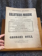 Georges Bull 25 études récréatives opus 95 partition piano éditions Heugel