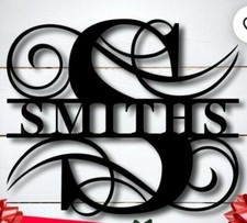 Enseigne nominative en métal