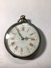 Montre A Gousset Plaque Argent