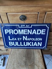 Belle Plaque Vintage Rue Lyon