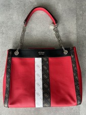 Sac Cabas Guess Katey rouge et noir Excellent État