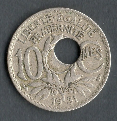 Monnaie fautee centimes - de,