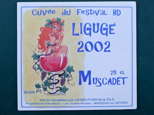 Etiquette vin ligugé - vin,